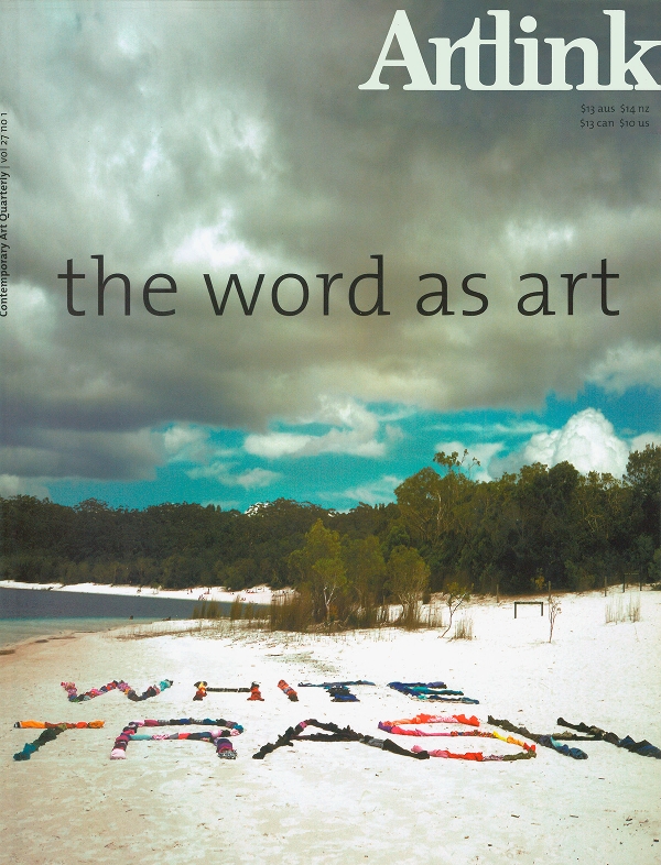 Issue 27:1 | March 2007 | The Word As Art